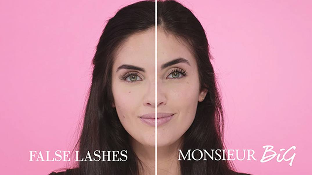 False lashes Monsieur Big