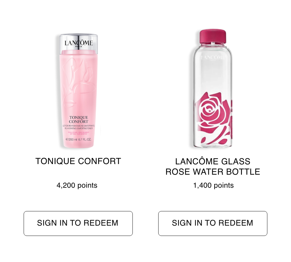 My Rewards Loyalty Program Lancôme Canada