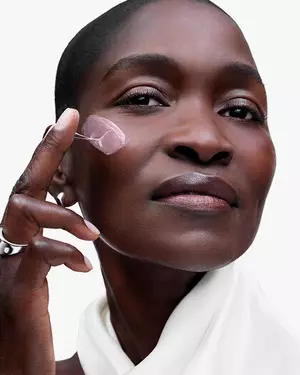 Lancome beauty visual for skincare anti aging illustration
