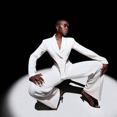 Joy Sunday With White Outfit