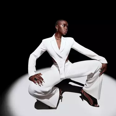 Joy Sunday With White Outfit