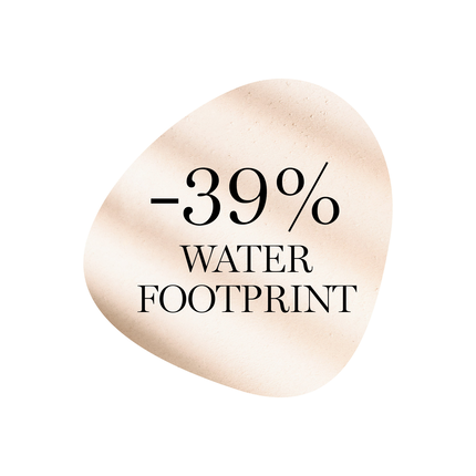 39% savings in waster footprint