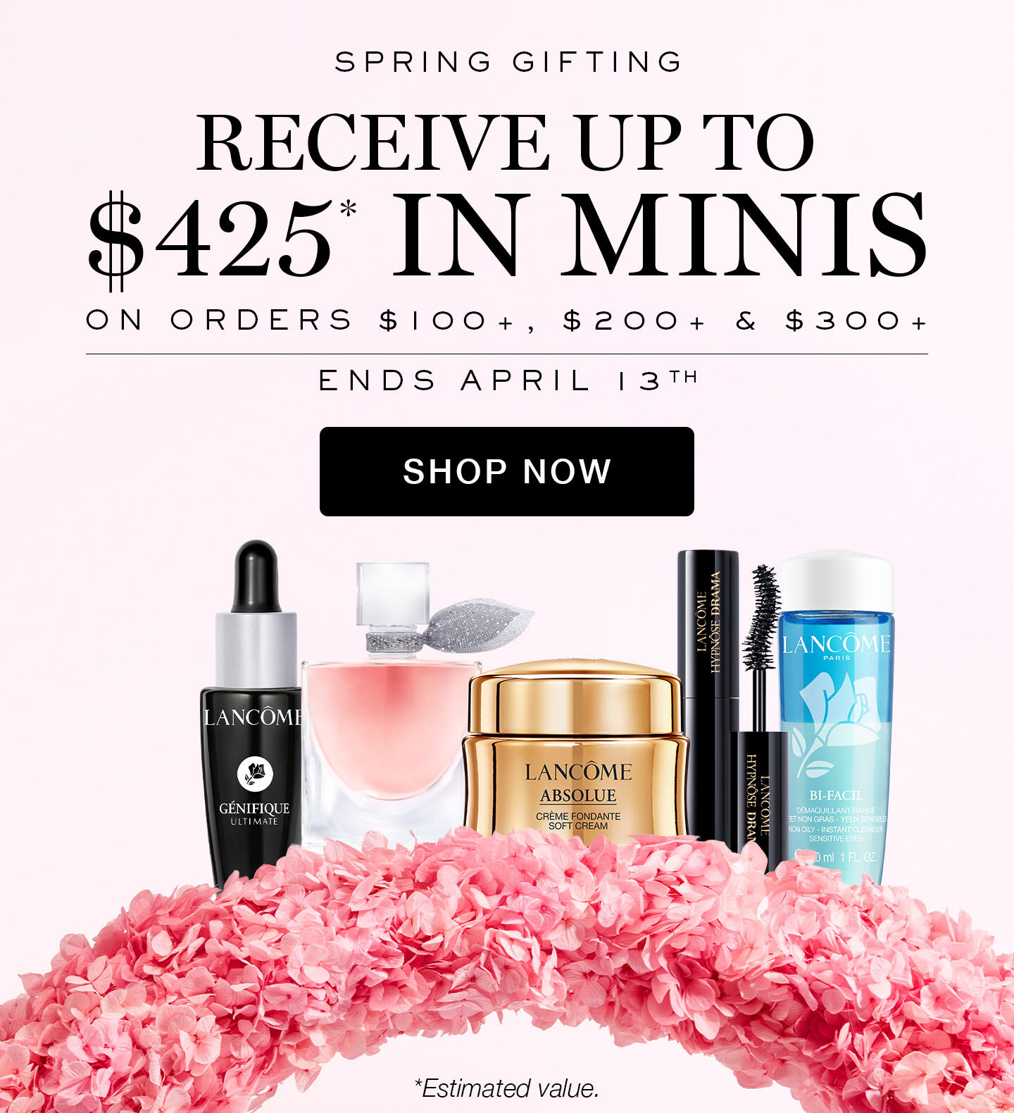 SPRING GIFTING OFFER: RECEIVE UP TO $425 IN MINIS
