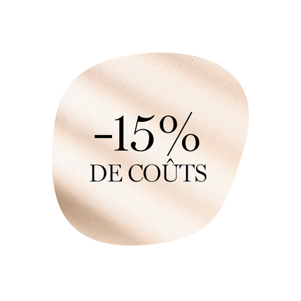 -15% d'economie