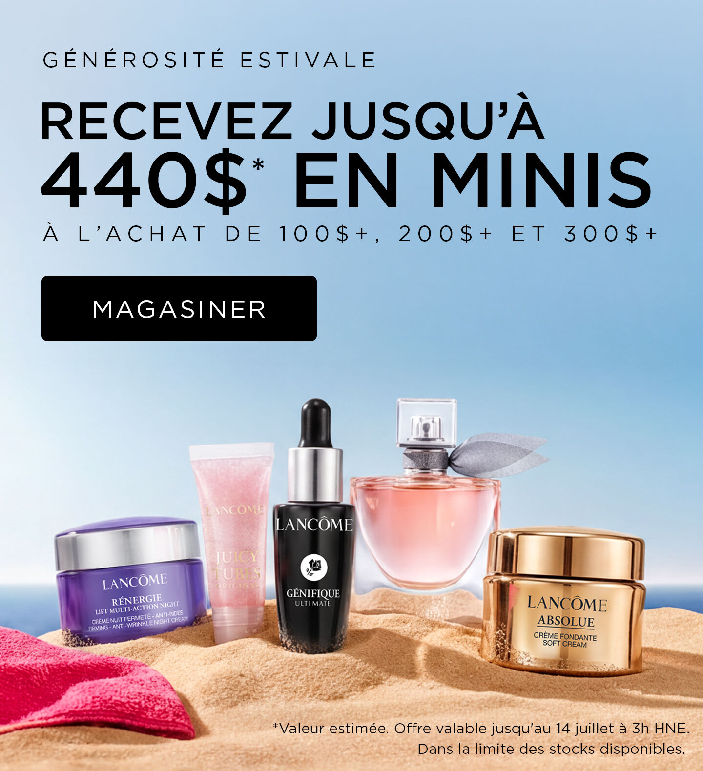 LA SEMAINE PRESTIGE : 25 % DE RABAIS