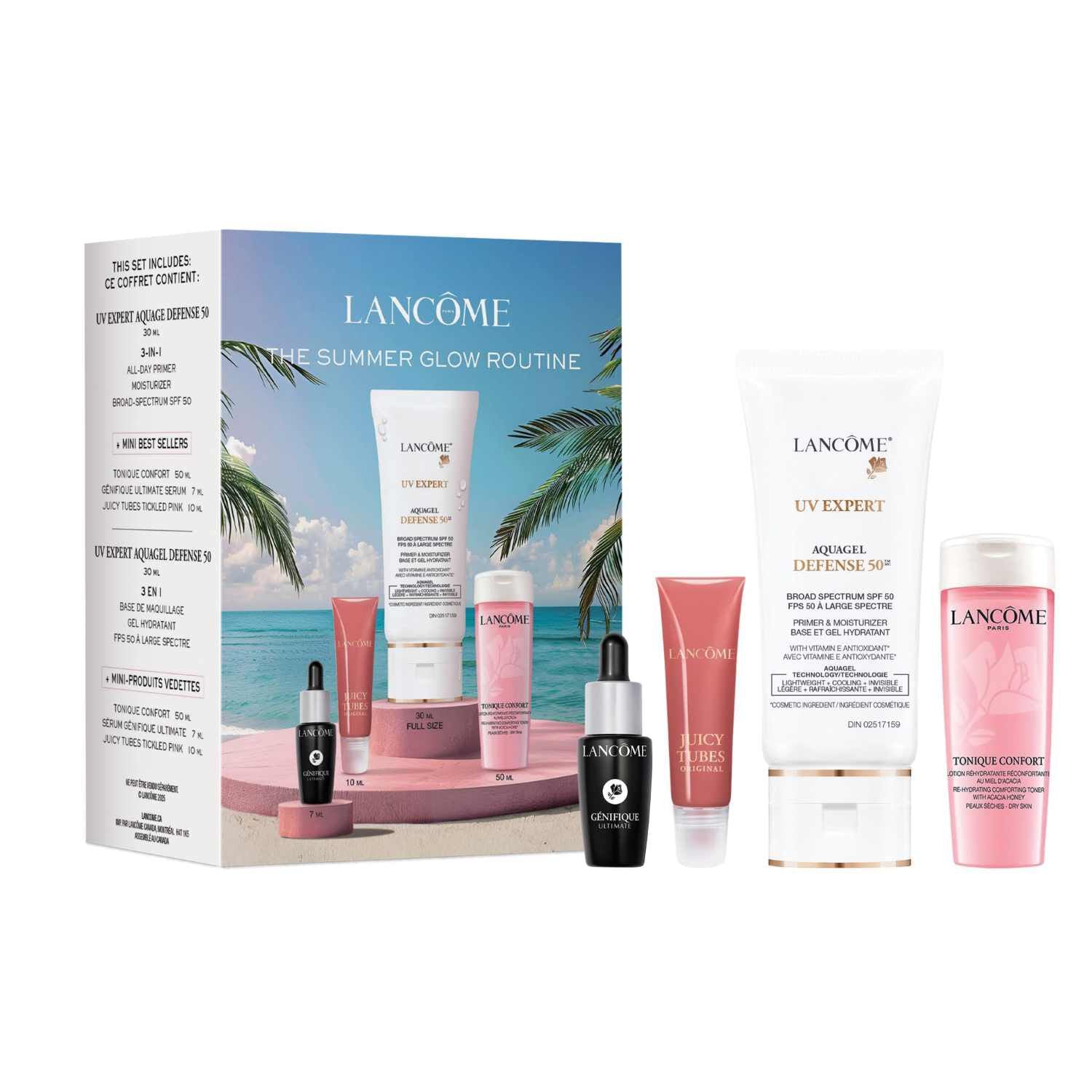 The Summer Glow Routine with Lancome Mini Bestsellers