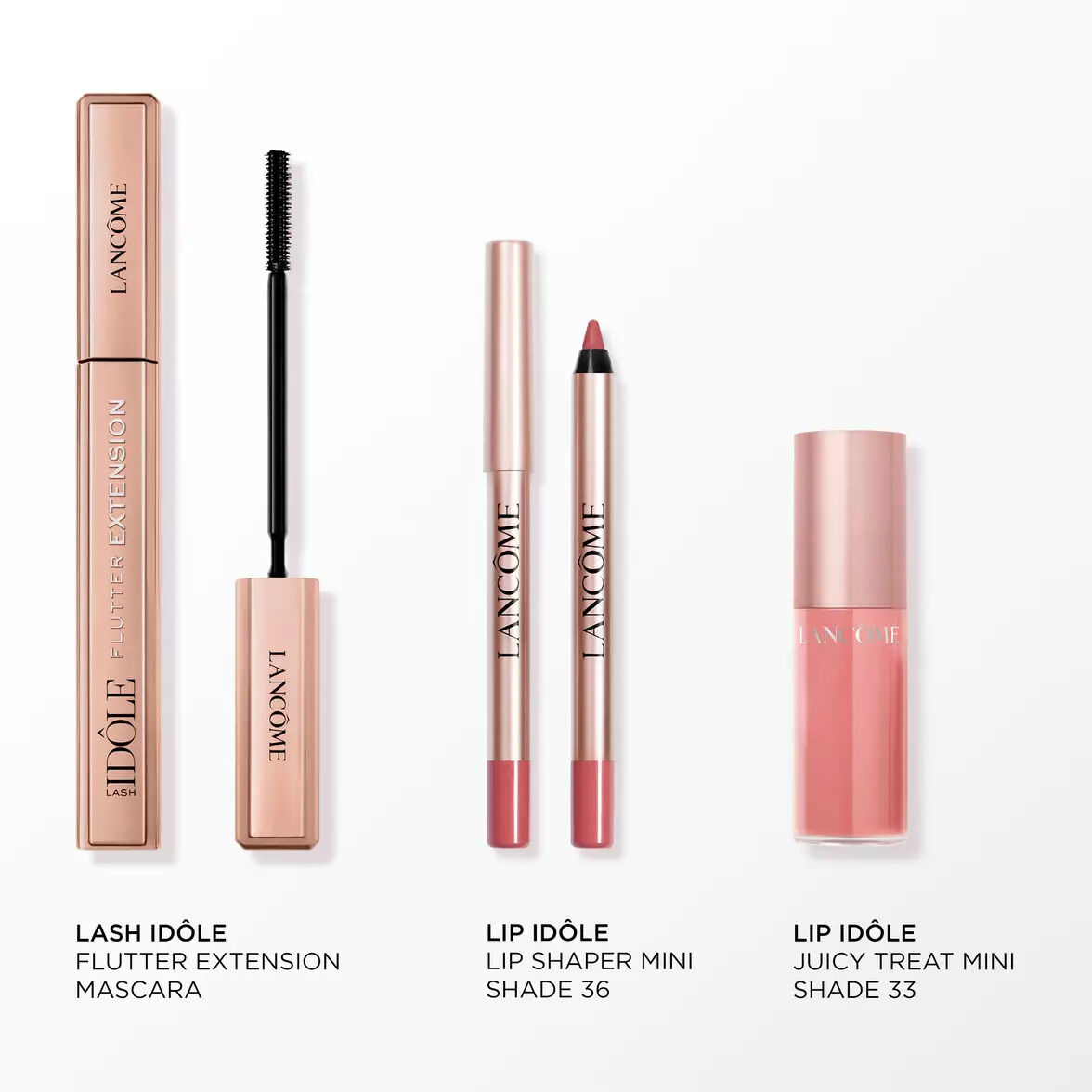 Lash Idole Flutter Extension, Lip Idole & Juicy Treat Set