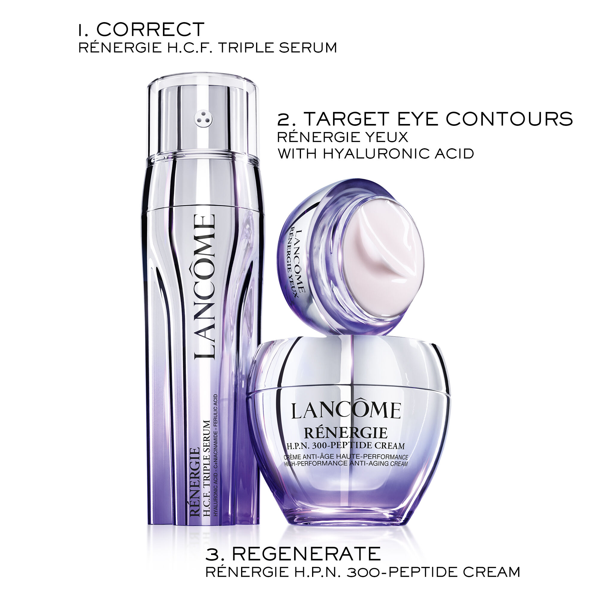 LANCOME RÉNERGIE YEUX アイクリーム 15ml Rénergie Eye Cream with Peptides - Anti-Aging Care - Lancôme