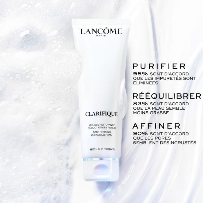 Mousse nettoyante Clarifique pour reduction des pores