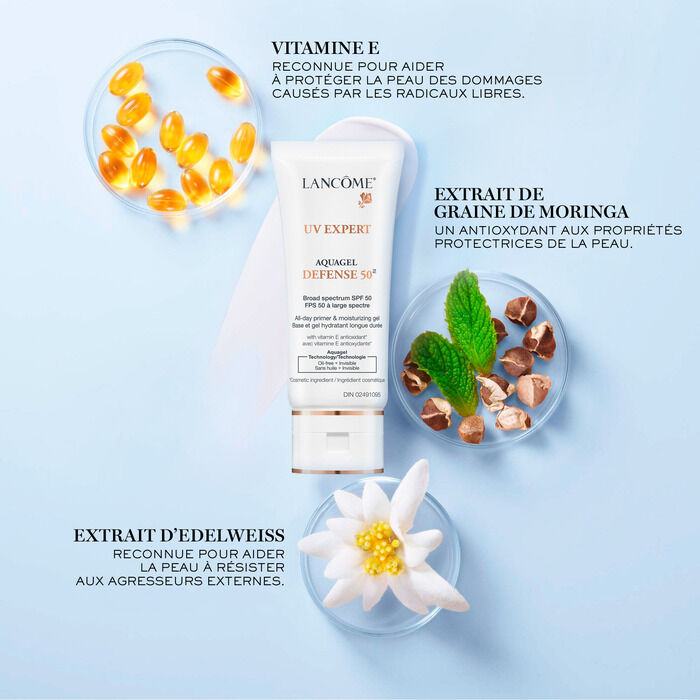 Coffret La Routine Eclat d'ete avec Uv Expert Aquagel Defense 50
